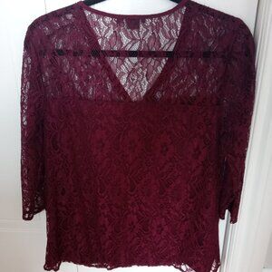 Lace top.